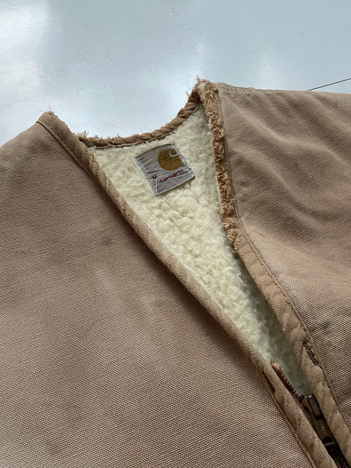 80s 빈티지 칼하트 쉐르파 베스트 상품이미지2