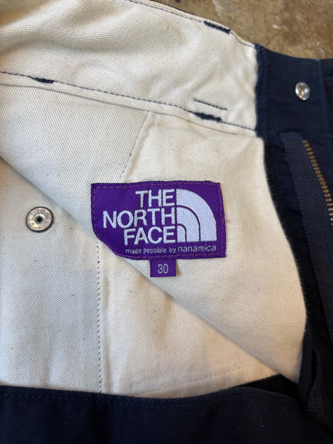 퍼플 라벨 네이비 코튼 팬츠 상품이미지4