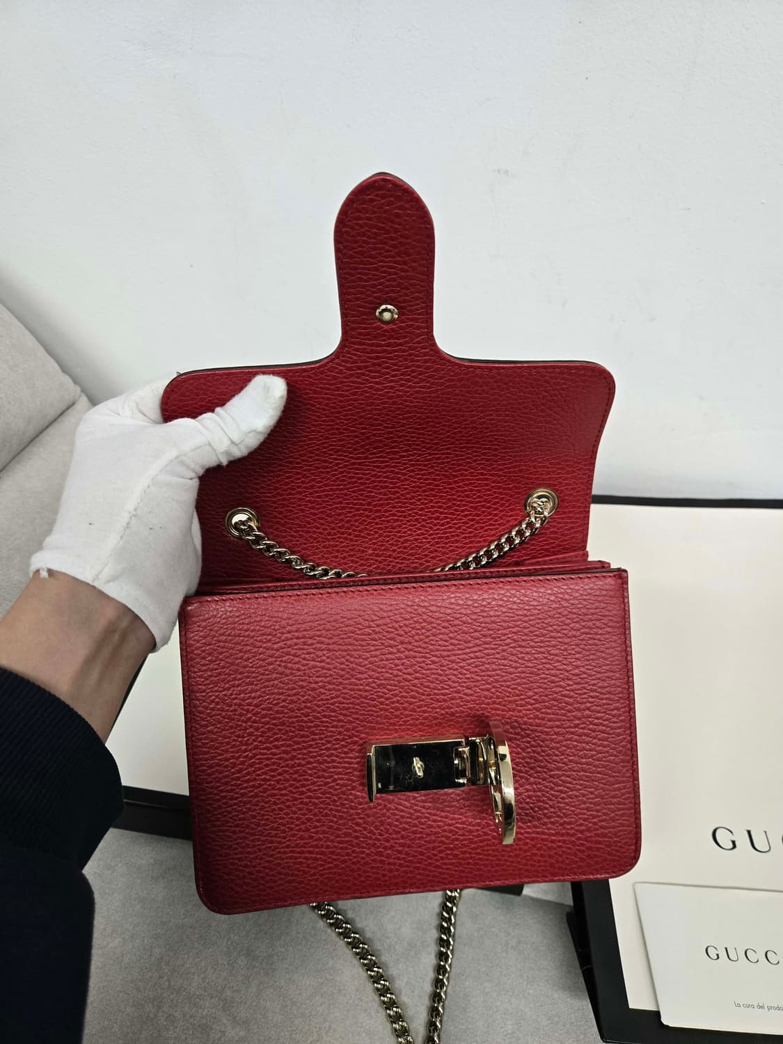 [보증서 정품] 구찌 인터로킹 숄더백 상품이미지1