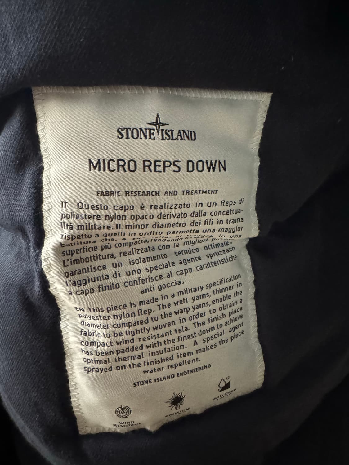 스톤아일랜드 마이크로랩스 다운 패딩 상품이미지4