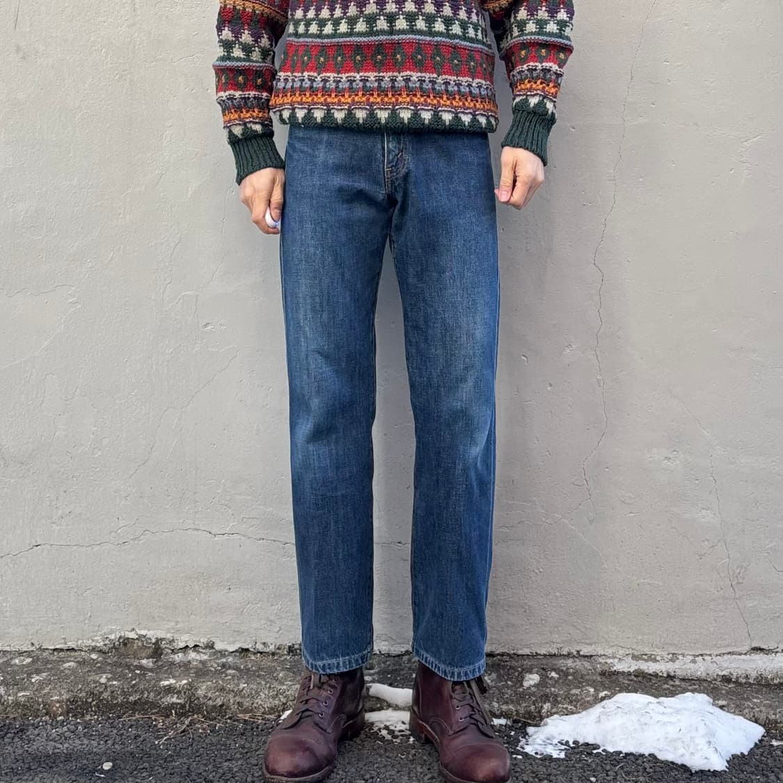 90년대 일본 리바이스 504z-xx 빅e 셀비지 상품이미지2