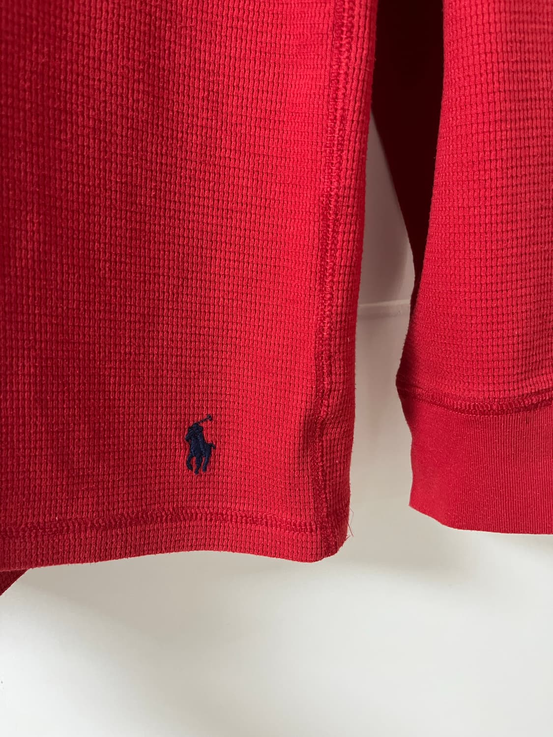 폴로 티셔츠 폴로 와플티 긴팔 상품이미지5