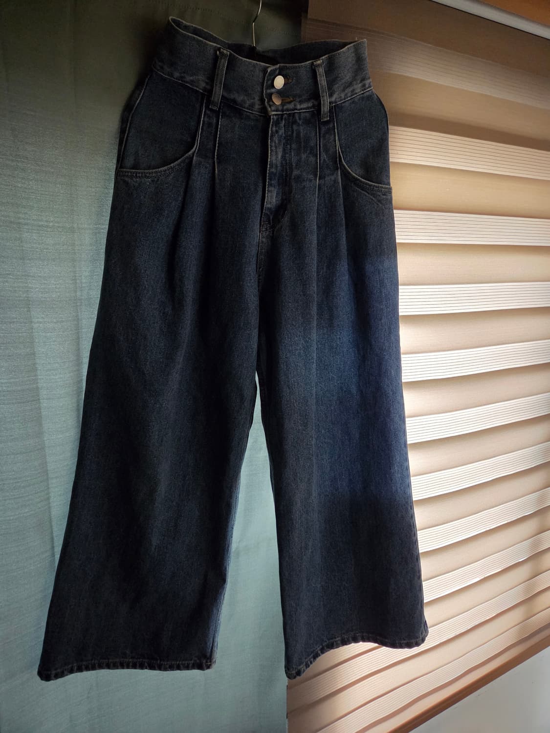 5천원 급처! 하이웨스트 데님 청바지 허얇골넓 개미허리 상품이미지2