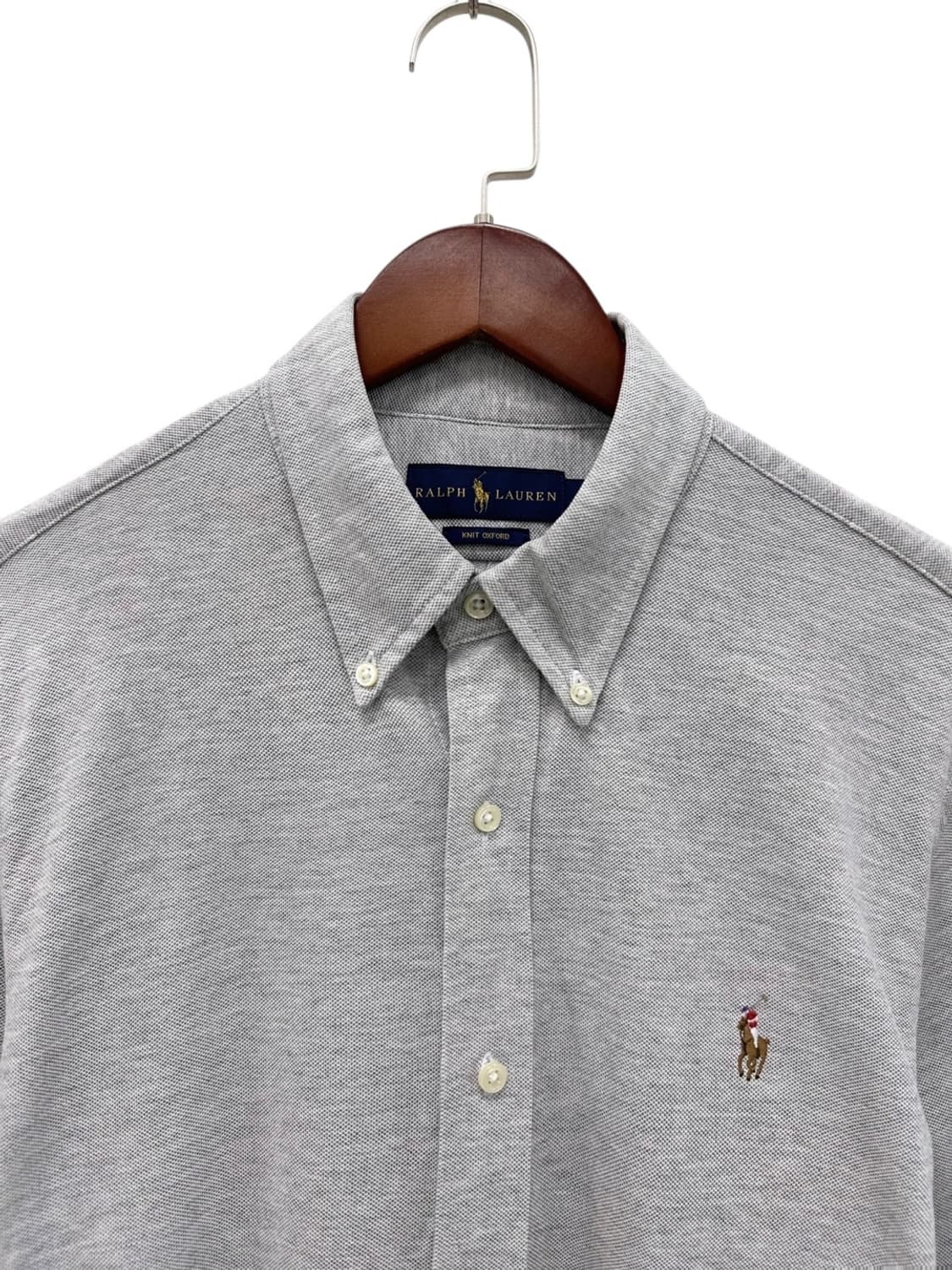 폴로 옥스포드 니트 셔츠 (L) 상품이미지2
