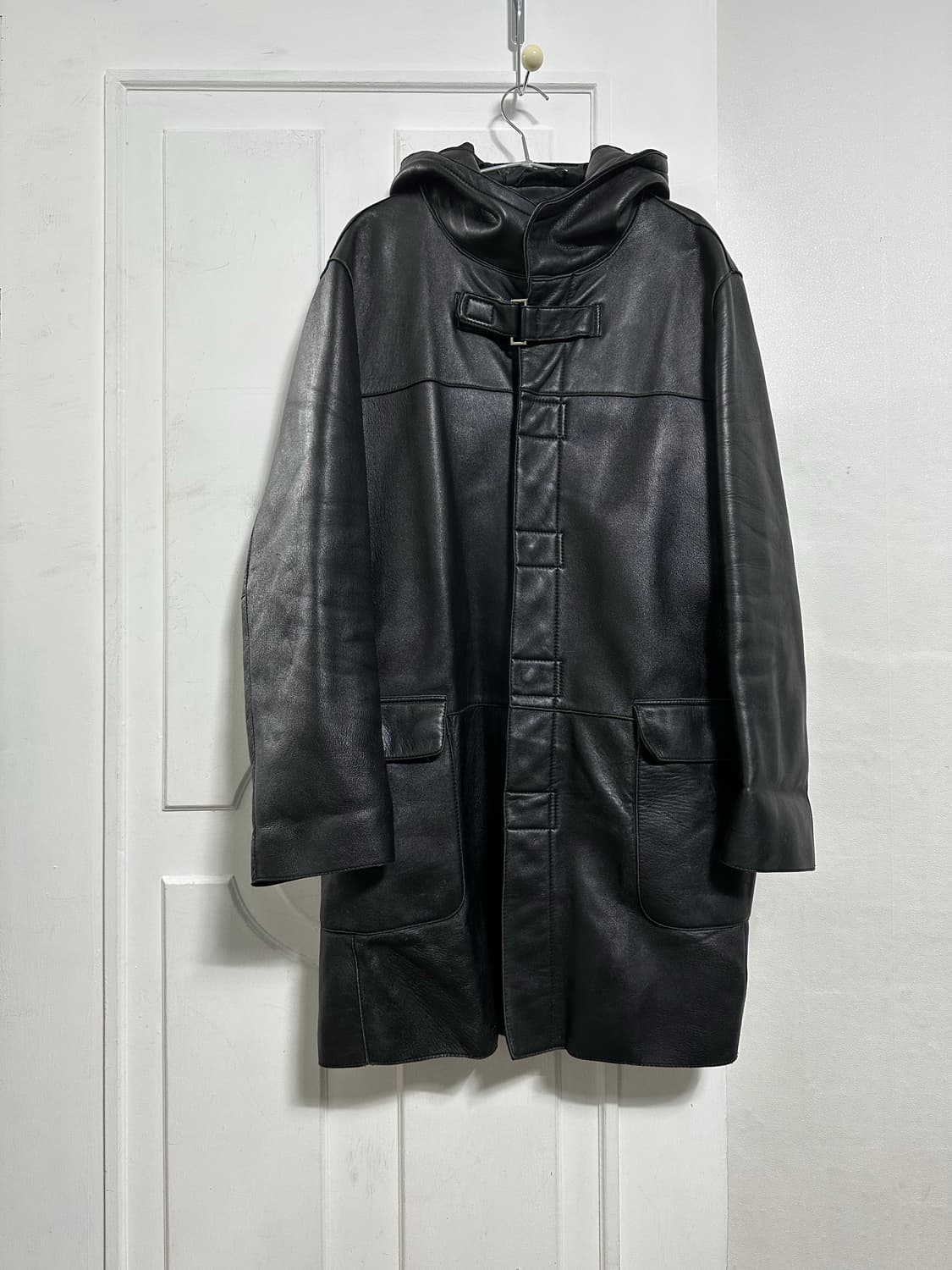 쉽스킨 후드 코트 상품이미지1