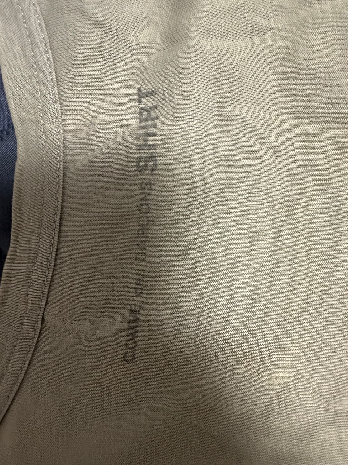 꼼데가르송 셔츠라인 반팔 상품이미지2