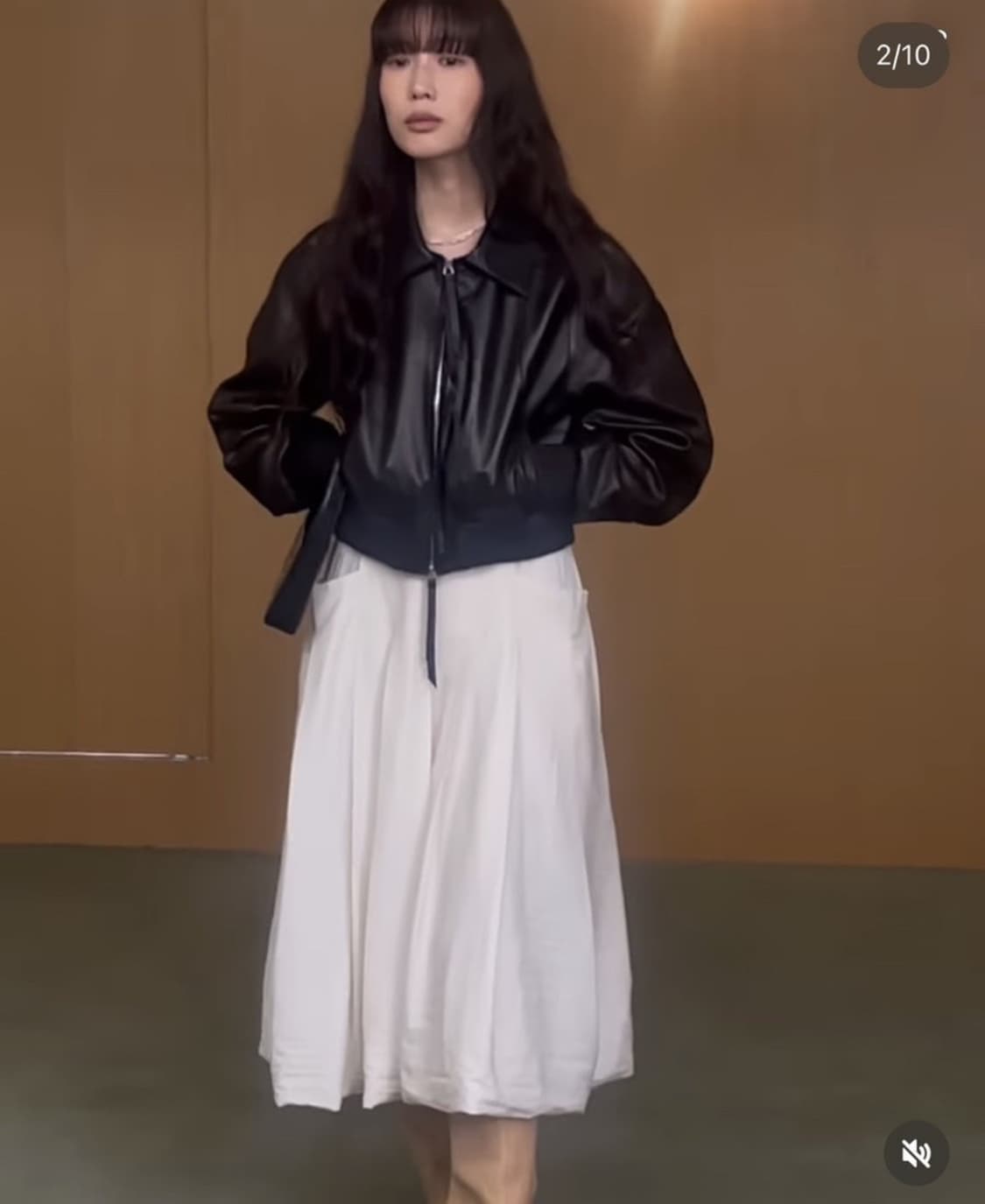 에토스 크롭 레더 새상품 상품이미지8