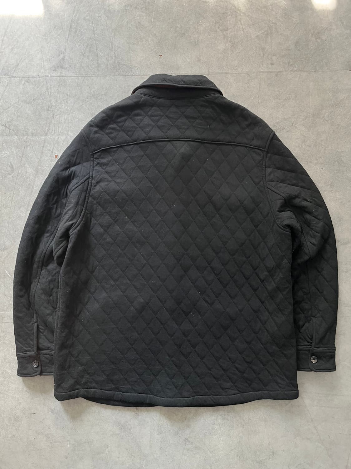 Polo 폴로 랄프로렌 QR라벨 블랙 퀼팅 셔츠 자켓 상품이미지8