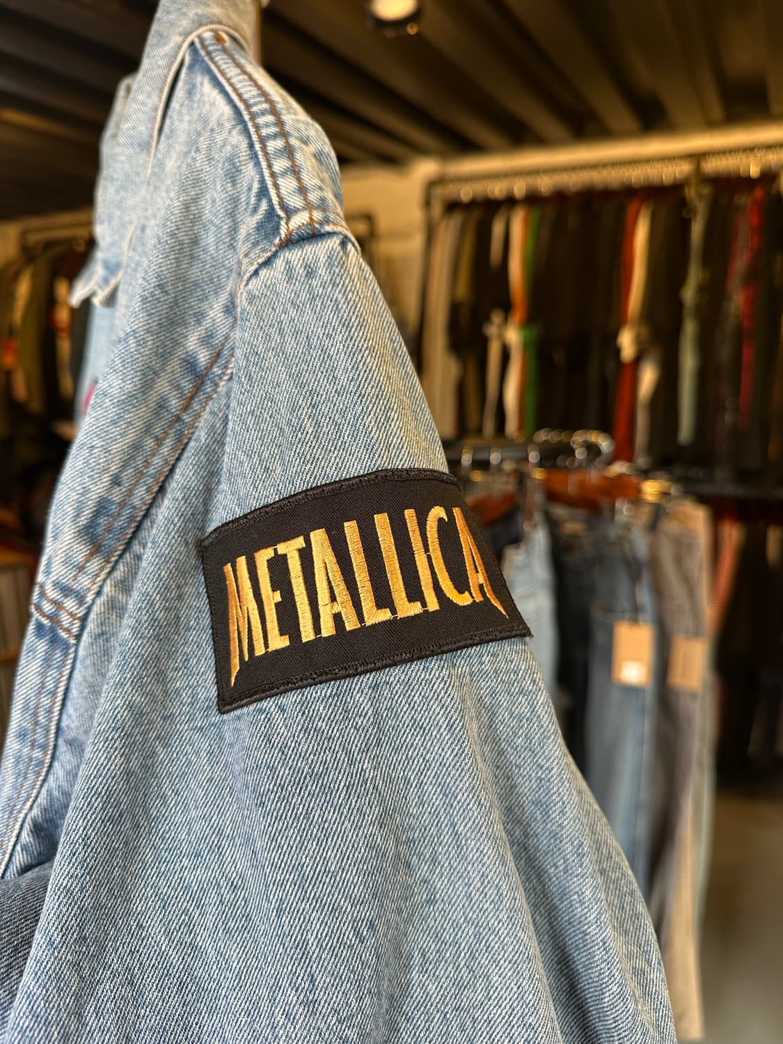 랭글러 패치워크 커스텀 데님 트러커 자켓 상품이미지6