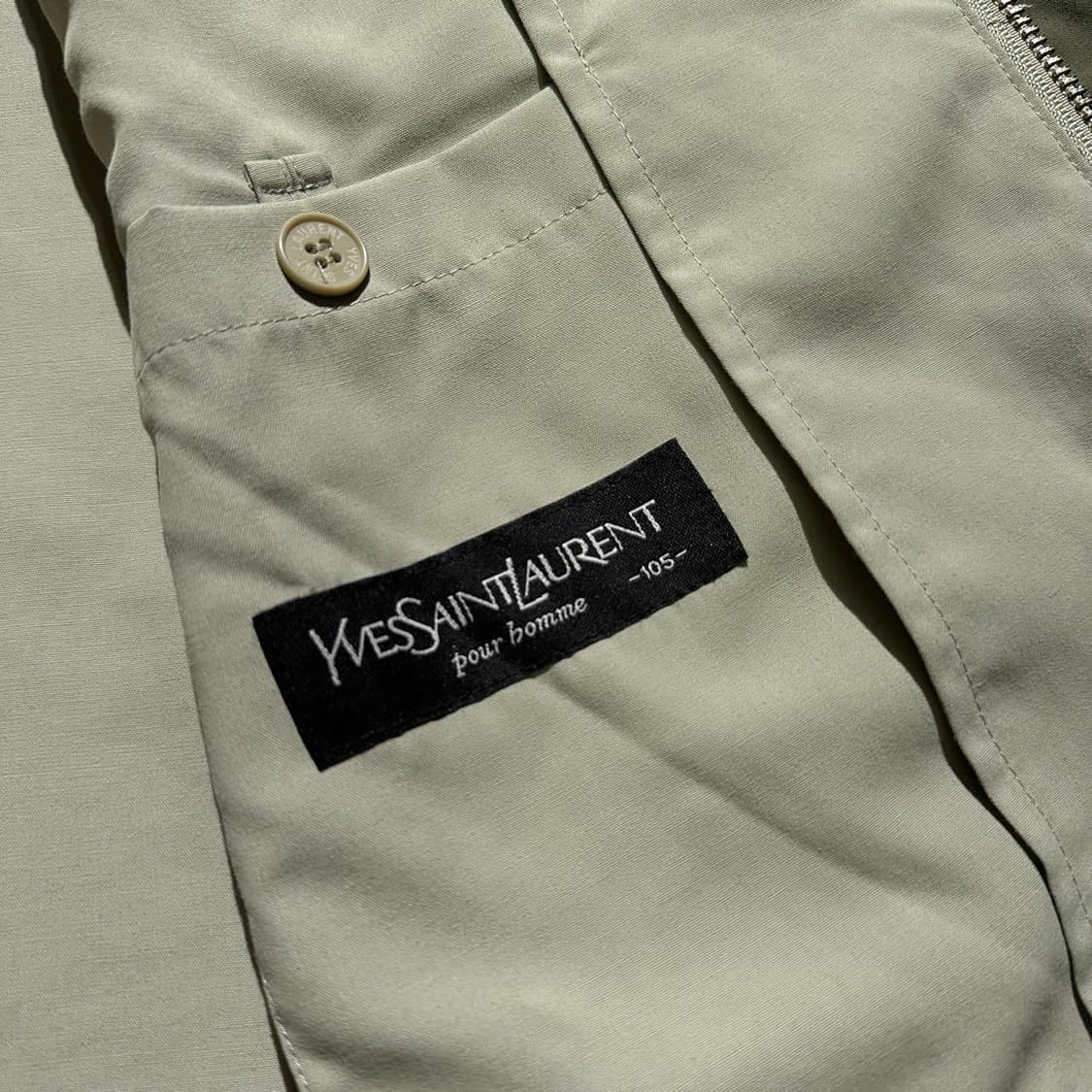 입생로랑 자수로고 폴리쉘 자켓 상품이미지8