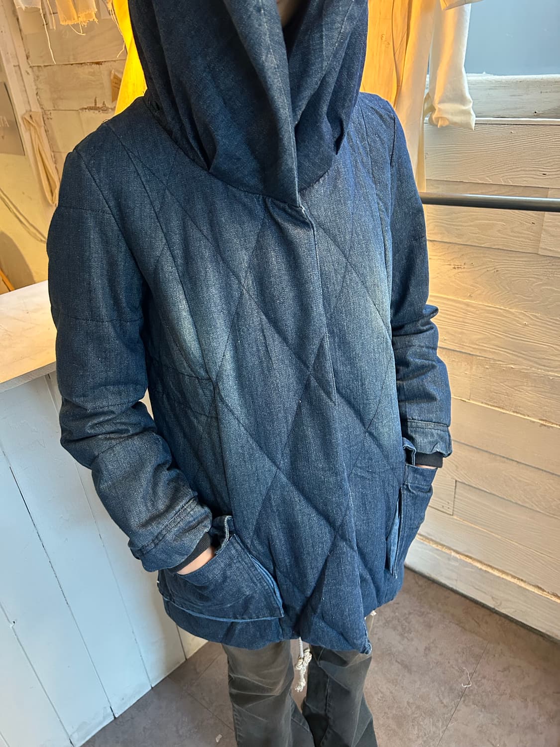 Avirex type blue 데님퀼팅자켓 상품이미지2