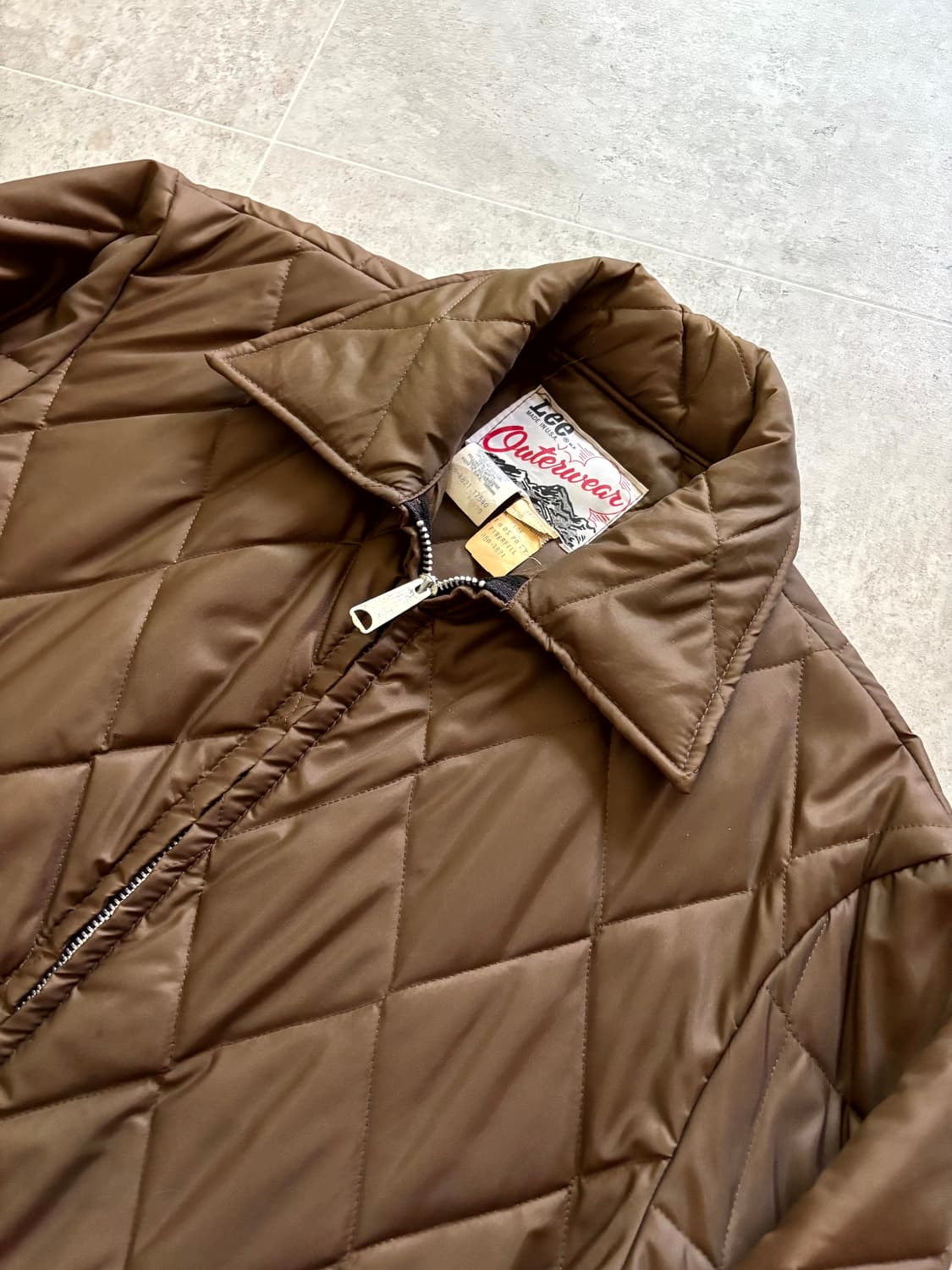 70's Lee Outwear 퀼팅 자켓 M(100~105) 상품이미지5