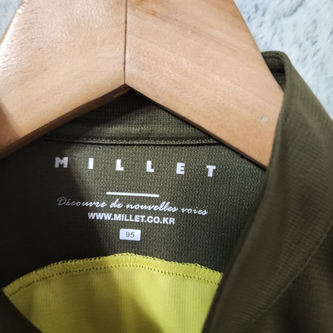 259A [95] 밀레 반집업 기능성 등산복 티셔츠 상품이미지2