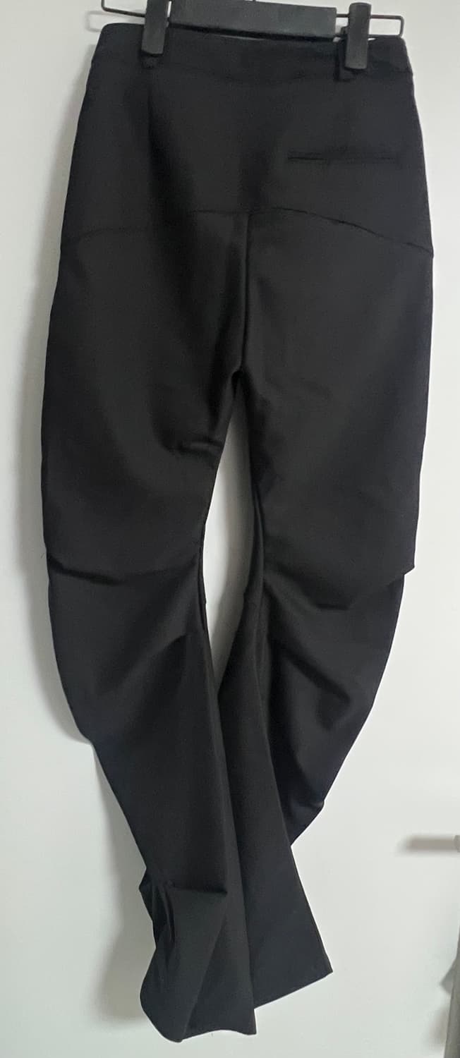플레어업 드레이프팬츠 Asymmetrical Drape Pants 블랙  상품이미지4