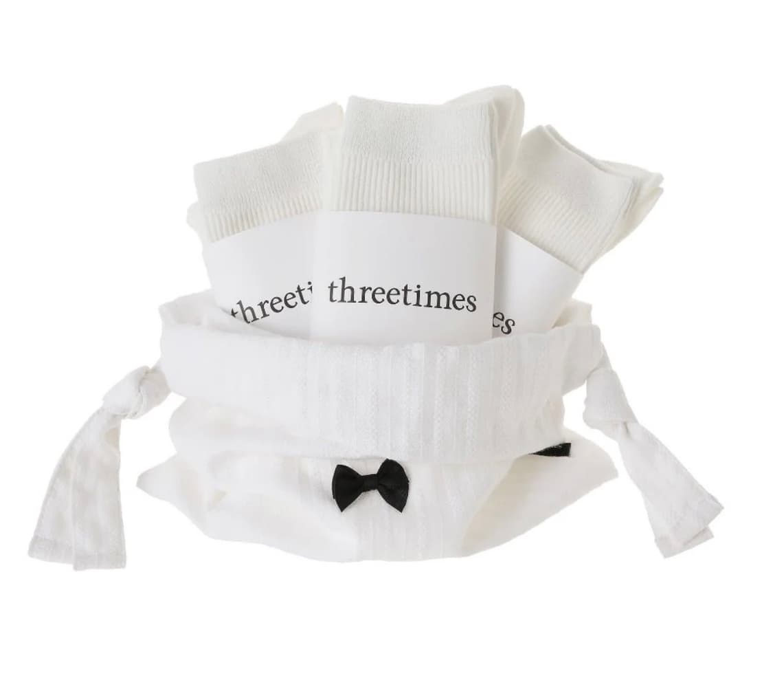 쓰리타임즈 양말 니삭스 상품이미지1