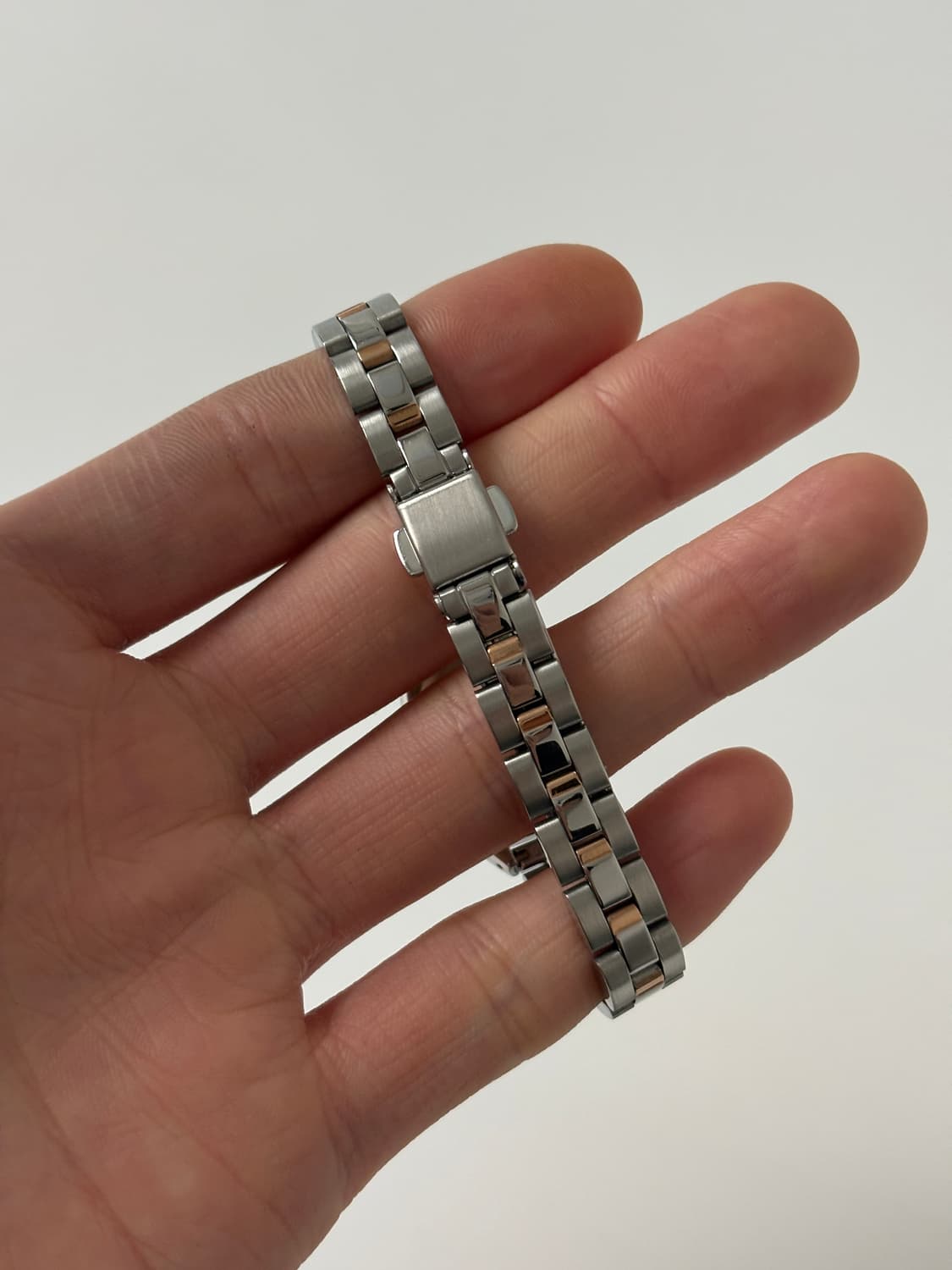 오리엔트 1990년대 빈티지 시계 실버 오벌 쿼츠 여성 상품이미지7