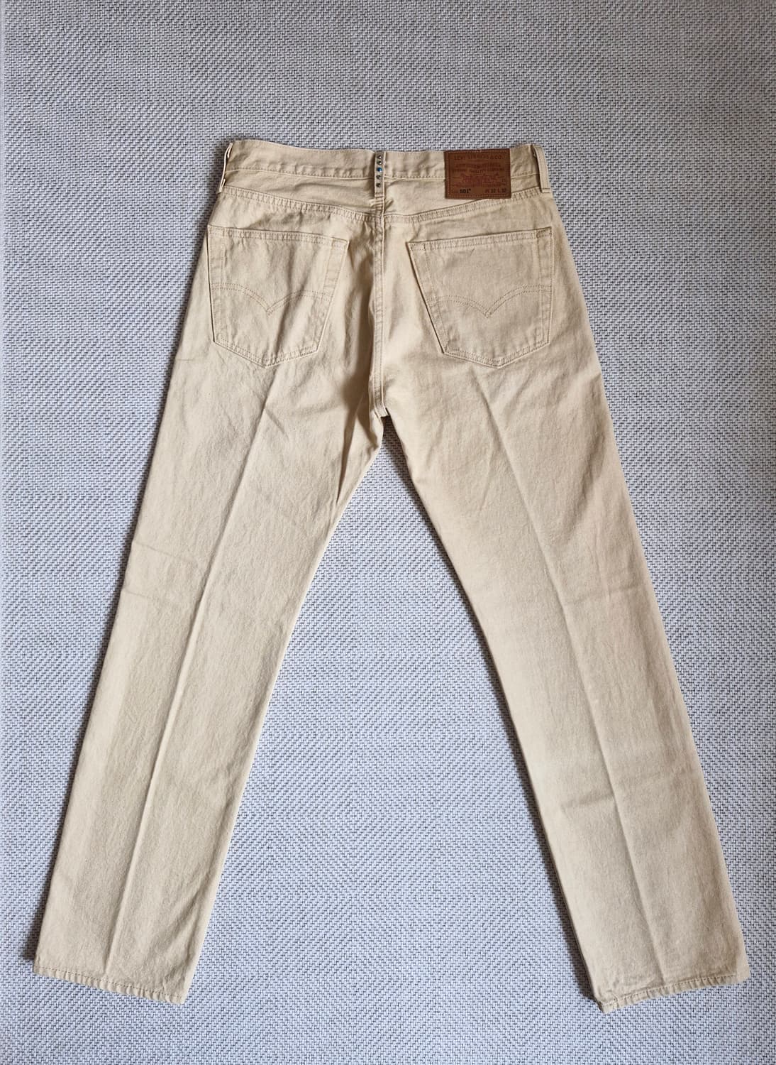 리바이스 프리미엄 501 베이지 W32 미착용제품 상품이미지3
