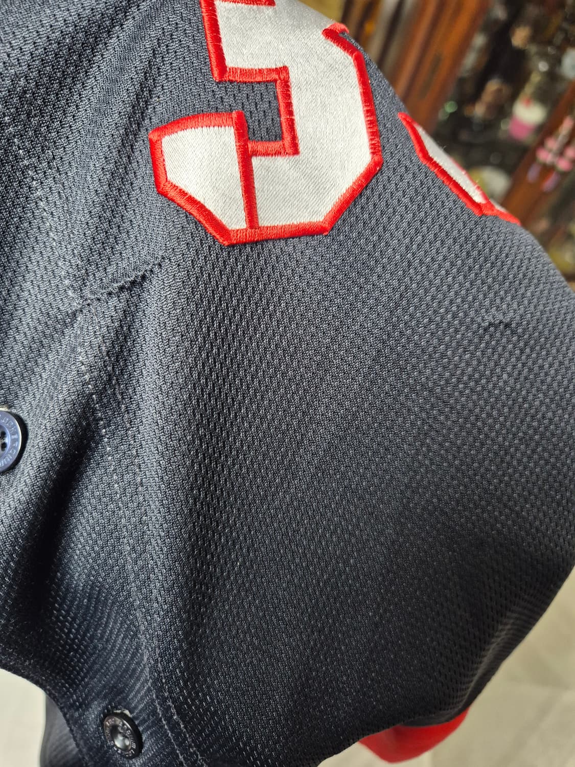 기아 타이거즈 원정 신범수 실착 유니폼 팝니다  상품이미지3