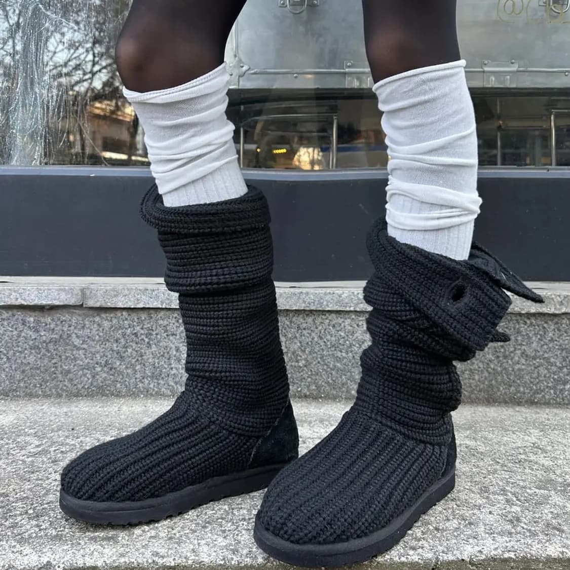 (240) 어그 카디 부츠 블랙 상품이미지1