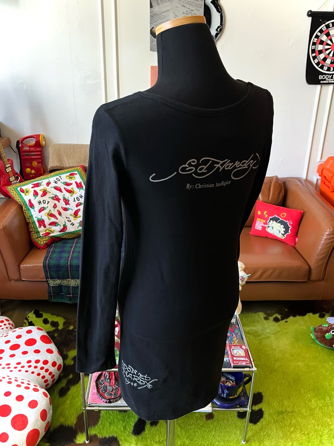 2000's ED Hardy Icon Stud Long-Sleeve 상품이미지5