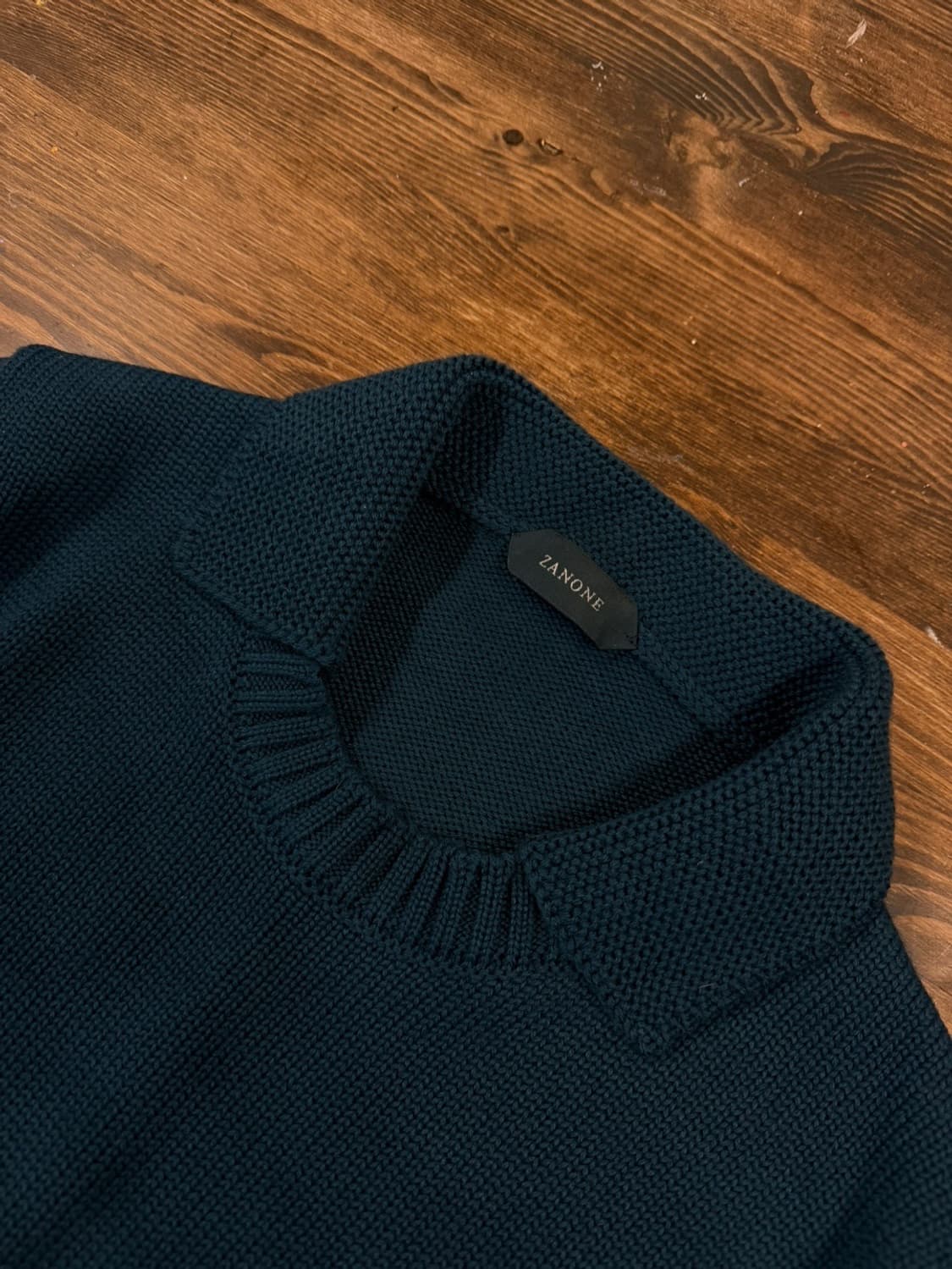 자노네 칼라넥 니트 100 상품이미지6