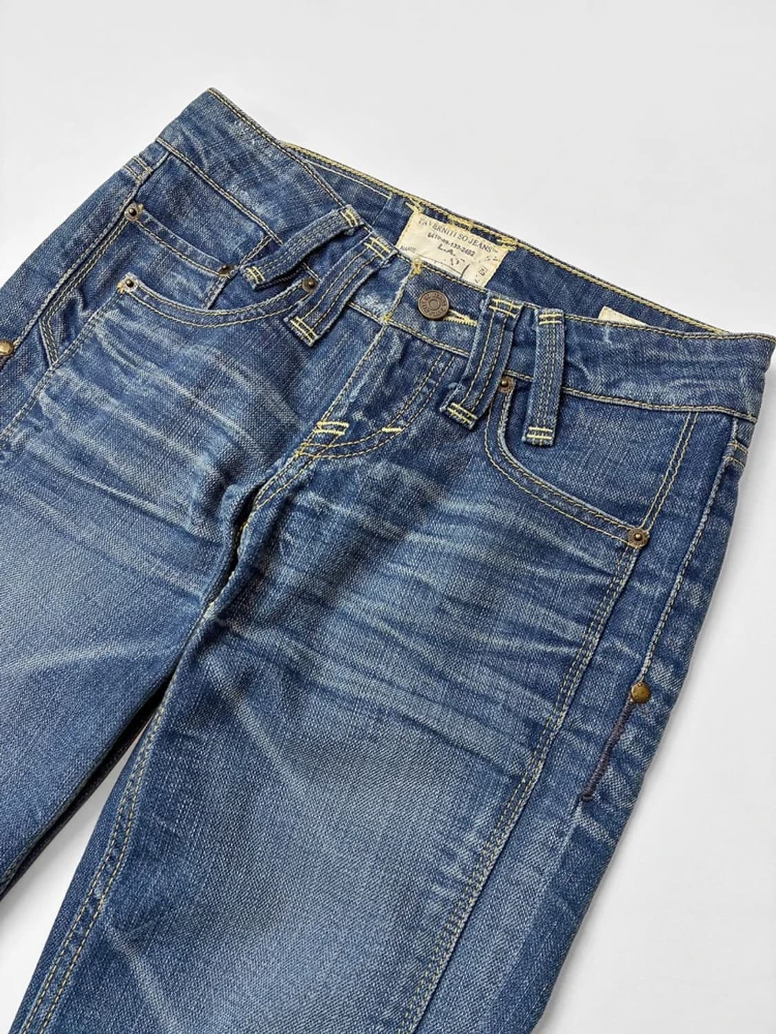 Taverniti so 00's 페이딩 스트레이트 데님 팬츠 PN5578 상품이미지2