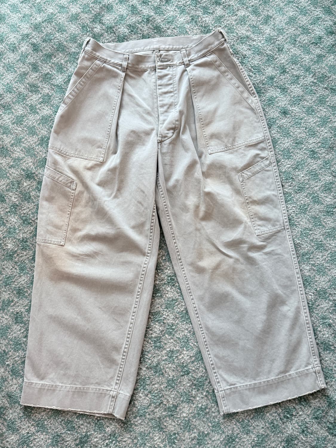 아프레쎄 빈티지 USAF 헴드 바지 세이지 3 상품이미지4