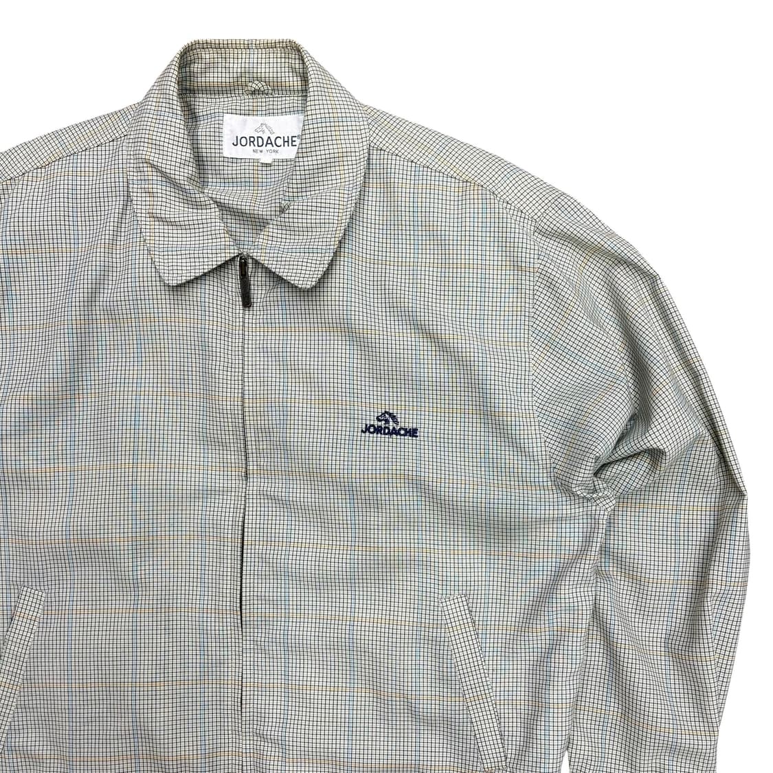 (XL) 90s 조다쉬 체크 블루종 자켓 상품이미지2