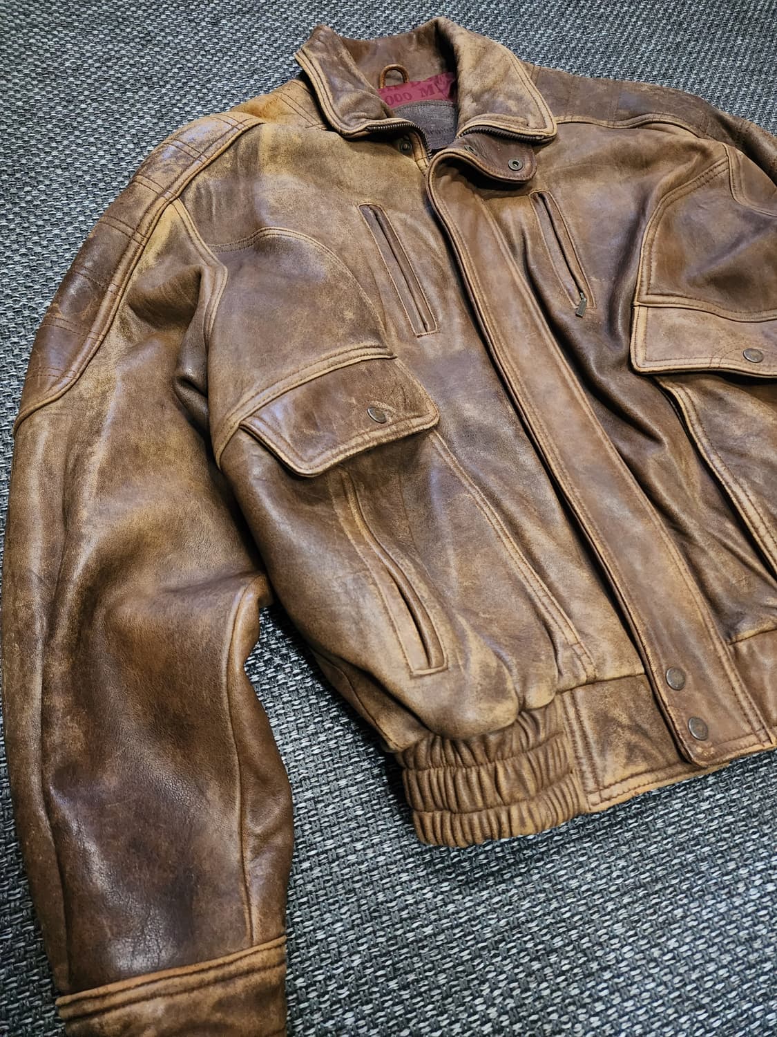 빈티지 리얼레더 가죽자켓  상품이미지9