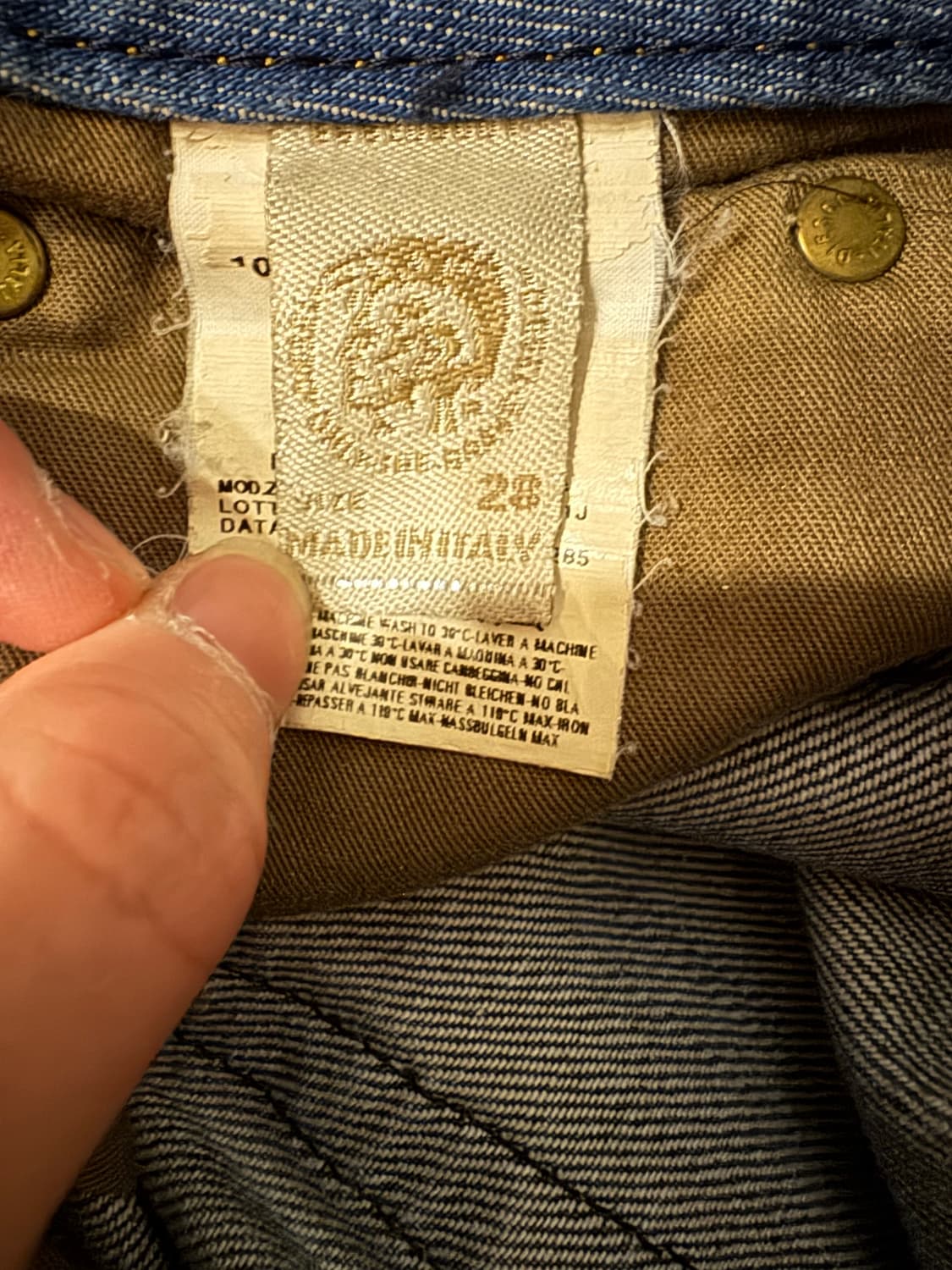 디젤 마틱 로우 라이즈 한정판 청바지 상품이미지10