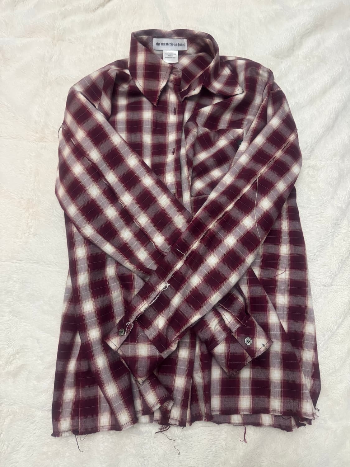 더미스테리어스호텔 체크 셔츠 상품이미지3