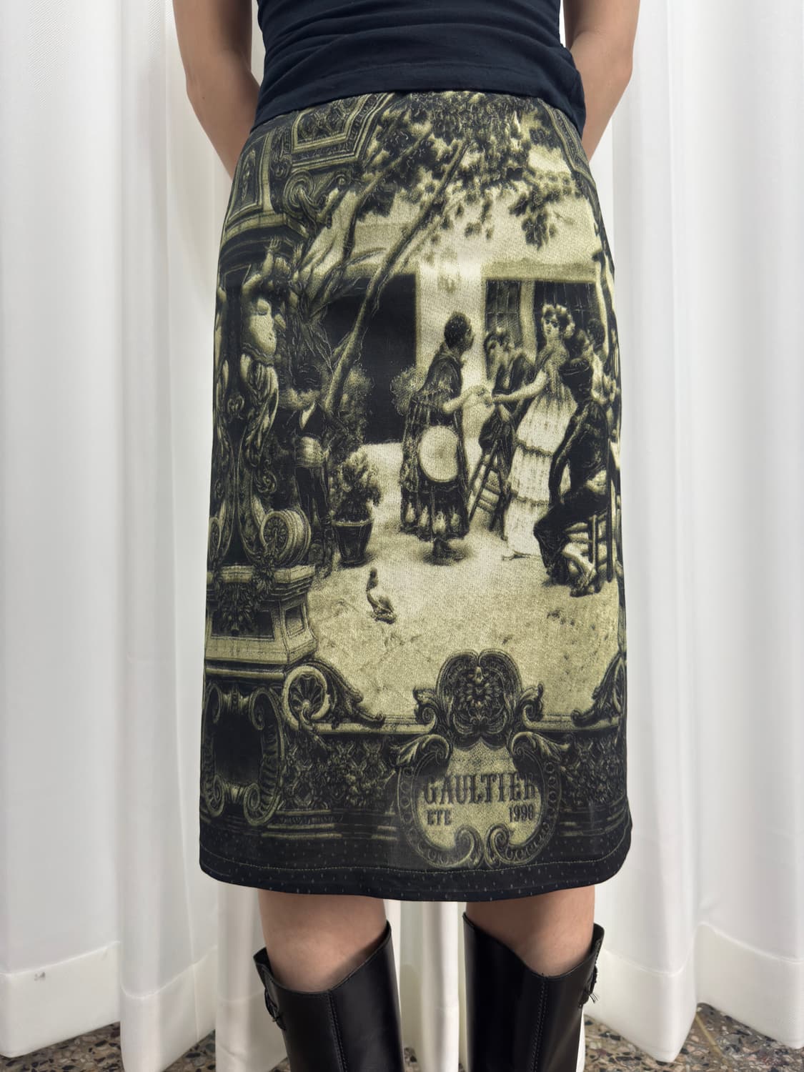 printing midi skirt 상품이미지2