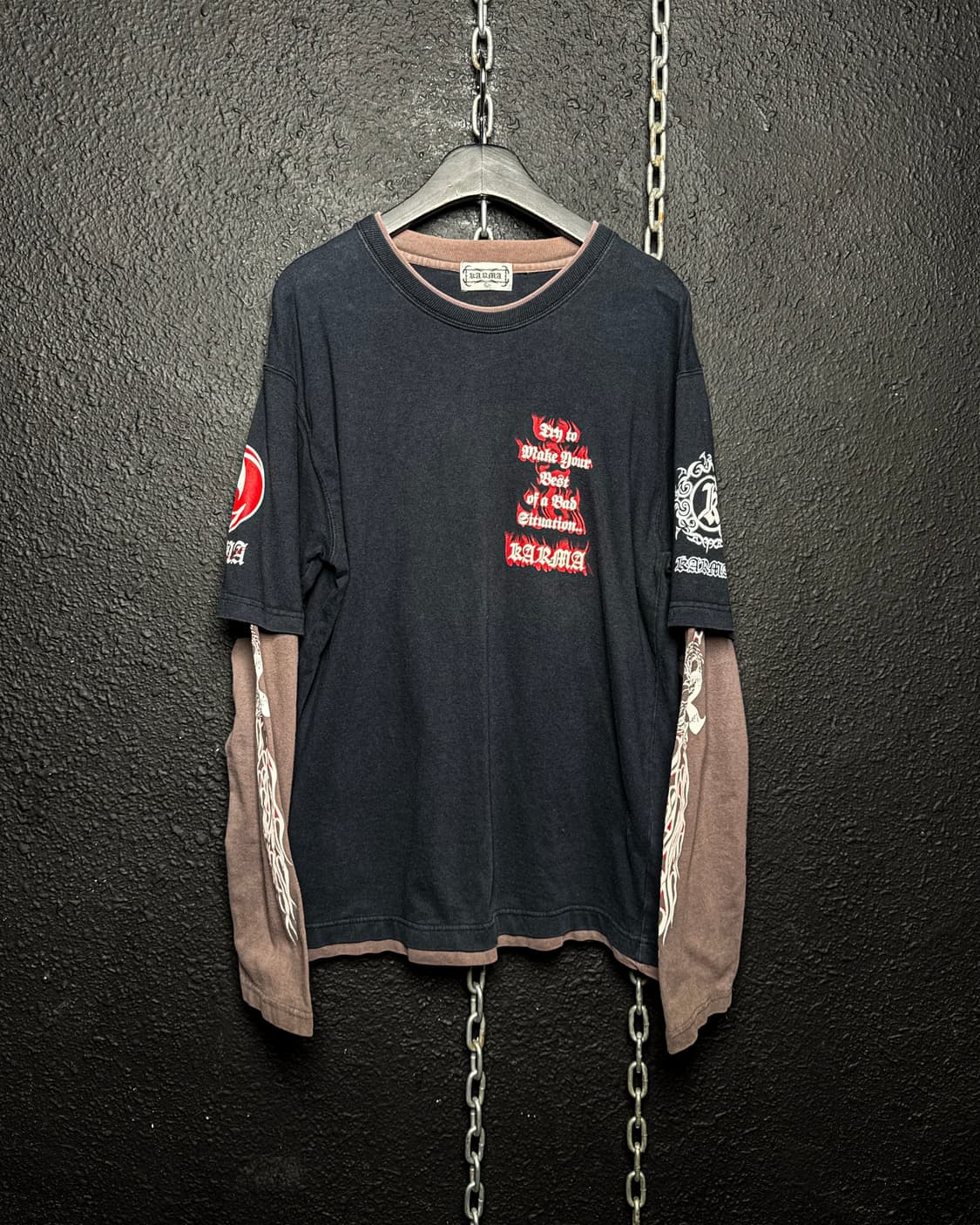 Layered Graphic long sleeves 상품이미지1