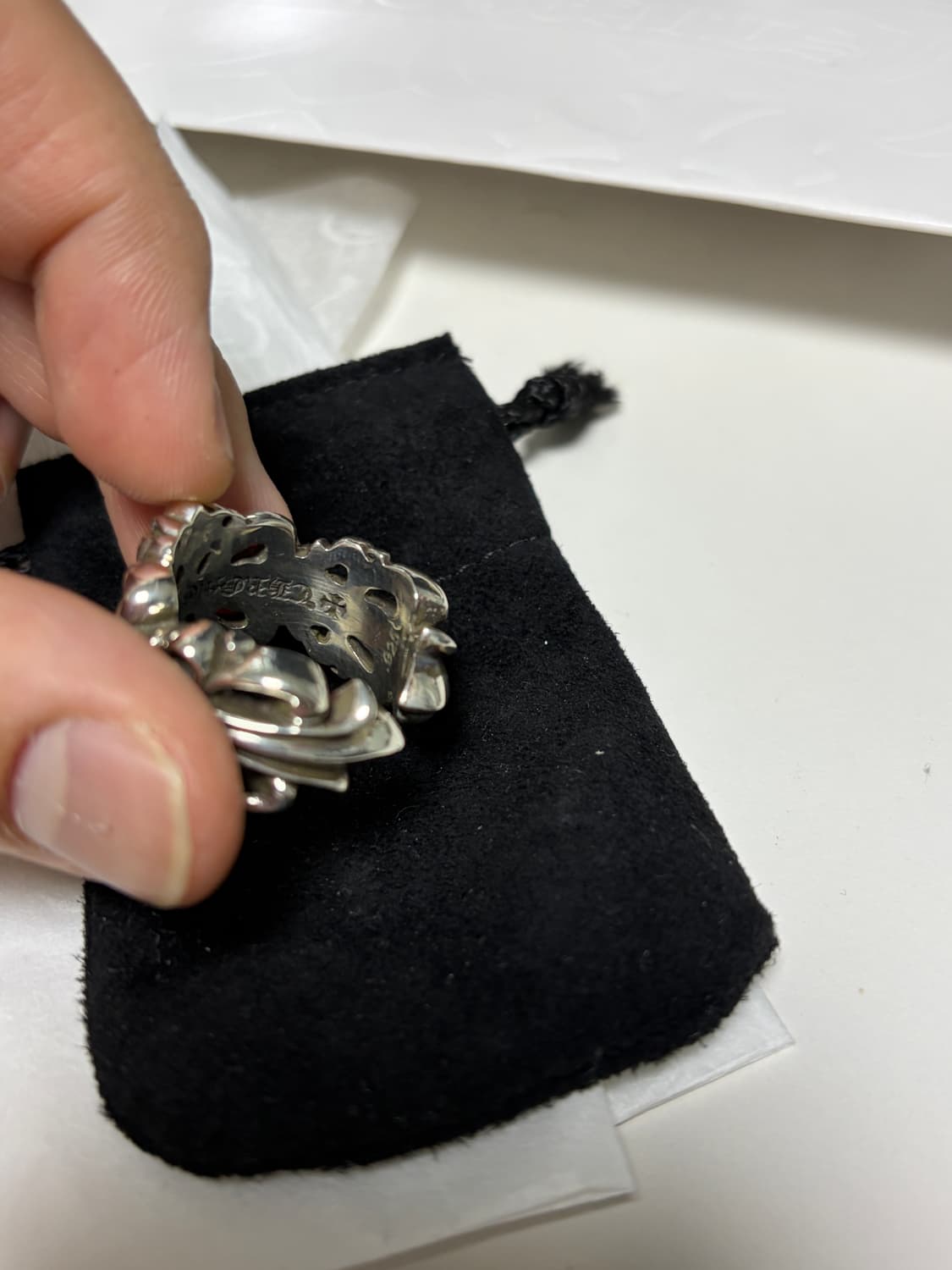 더블 플로랄 크로스 링 (US12 / 매장 풀구성 새상품) 상품이미지6