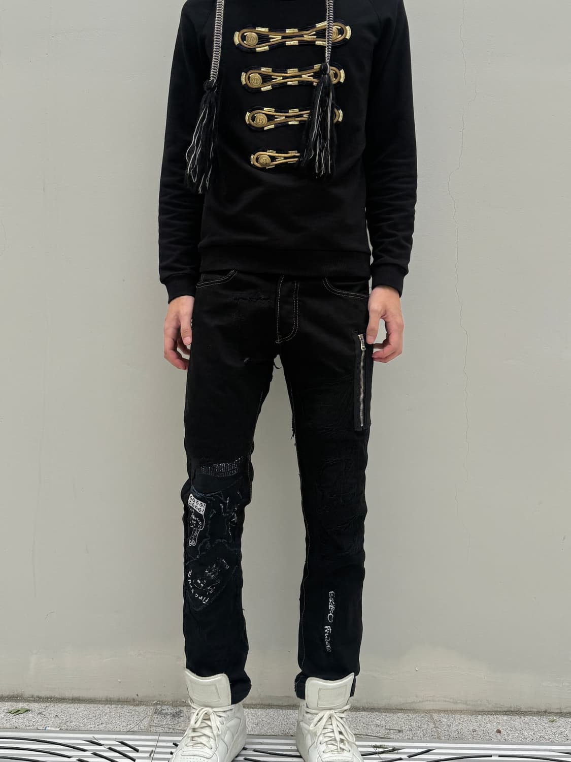 Elliott Evan Custom Patchwork Distressed 상품이미지4
