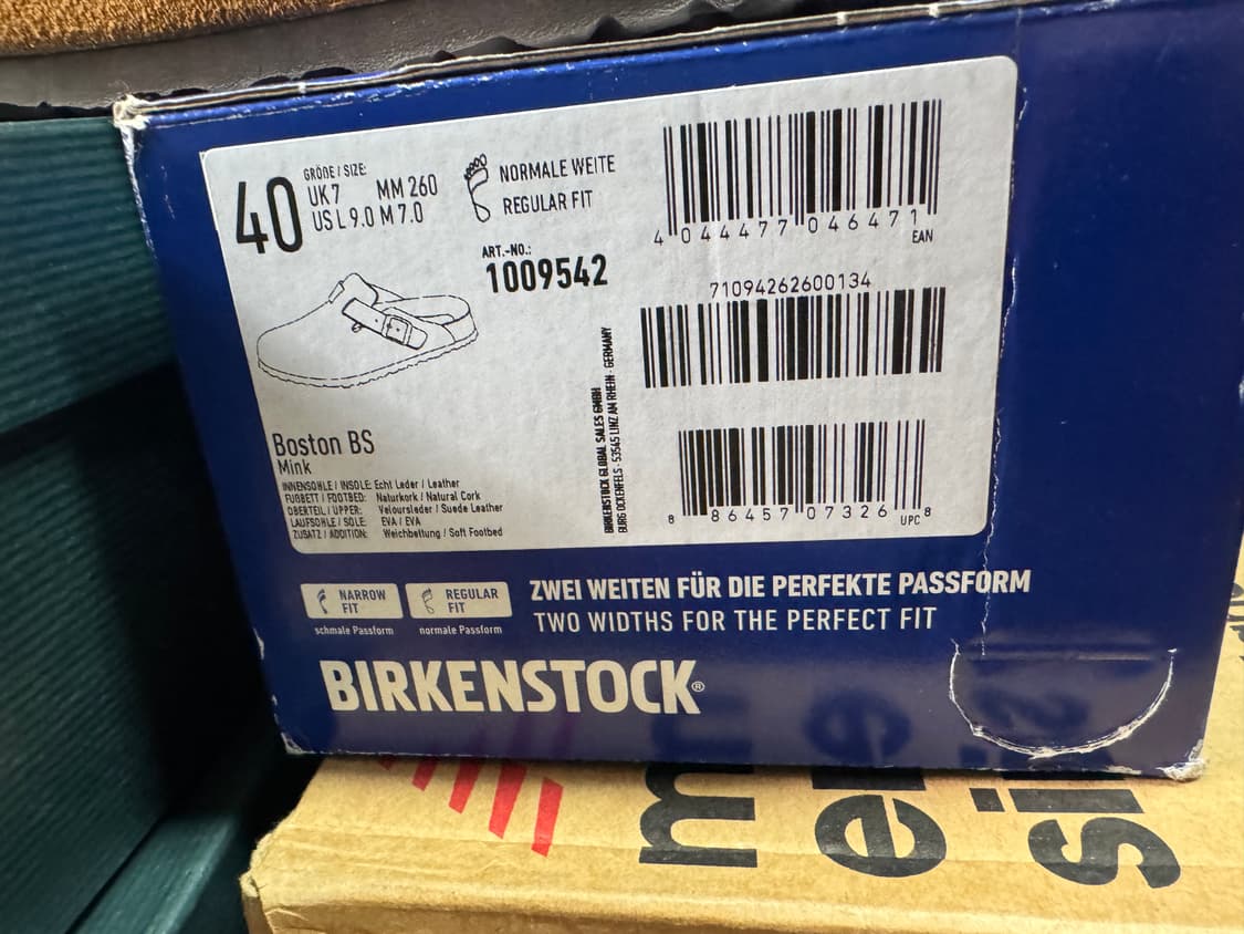 버켄스탁 보스턴 260 밍크   상품이미지3