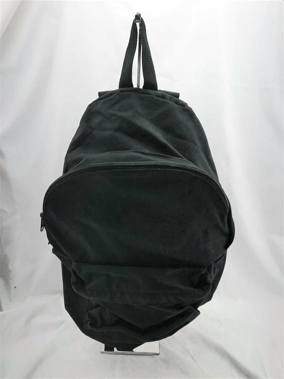 꼼데가르송 옴므 플러스 가죽 패치 데이팩 백팩 블랙 상품이미지1