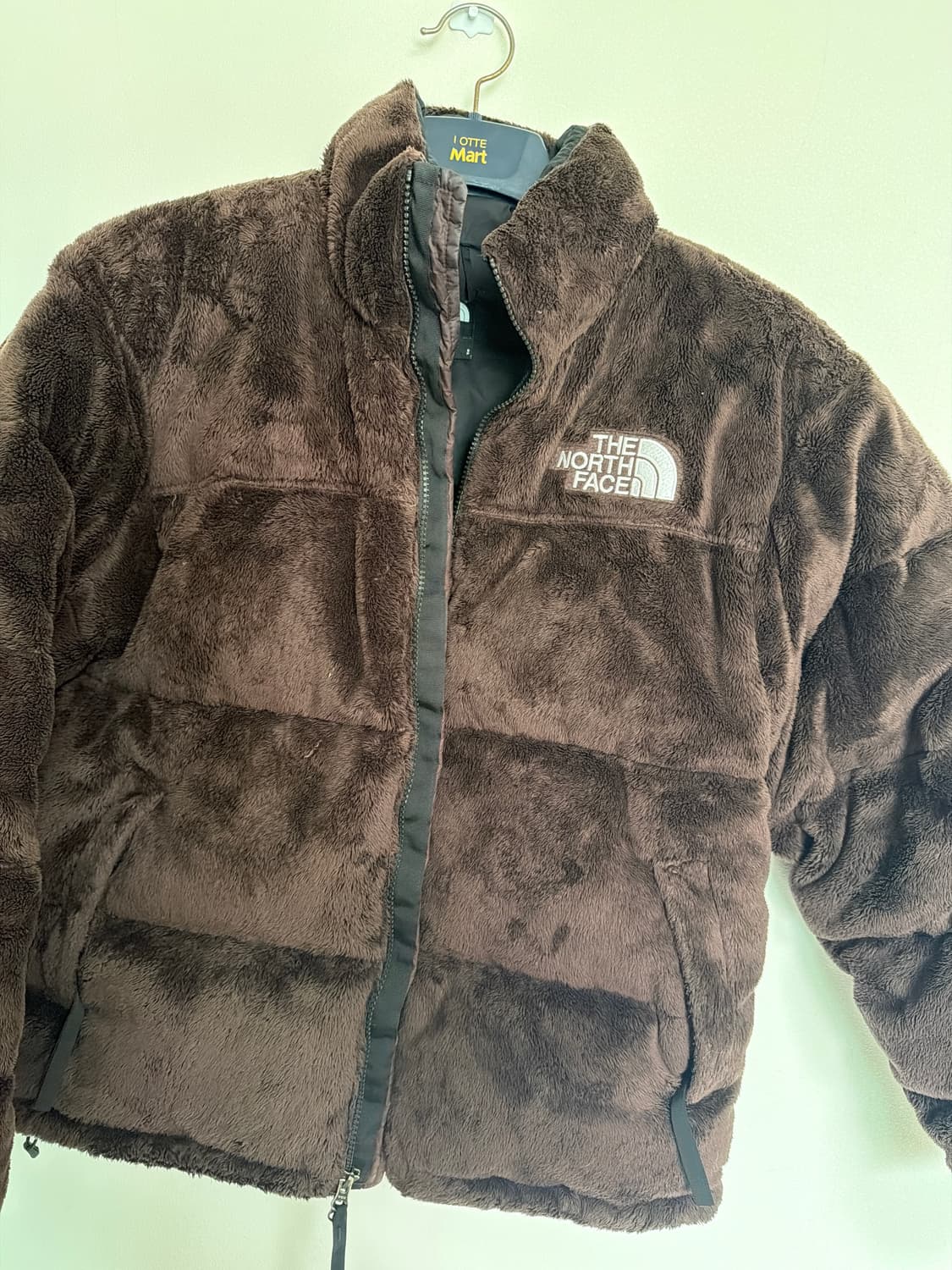 노스페이스 벌사 벨루어 눕시 패딩 브라운 S  상품이미지1