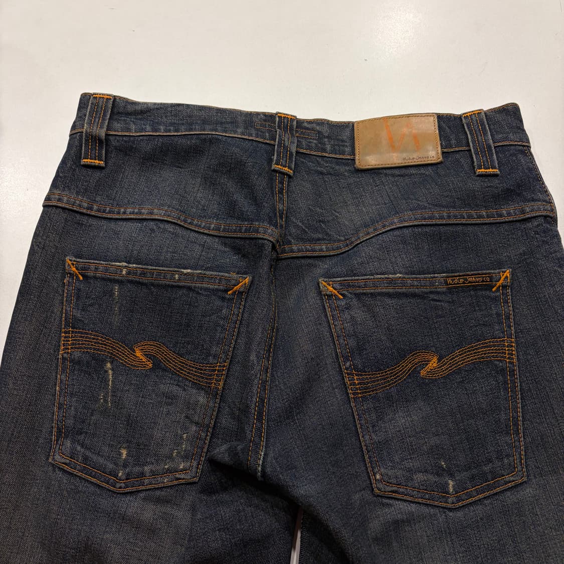 [31x32] 누디진 데미지 디테일 데님 팬츠 청바지 C893 상품이미지3