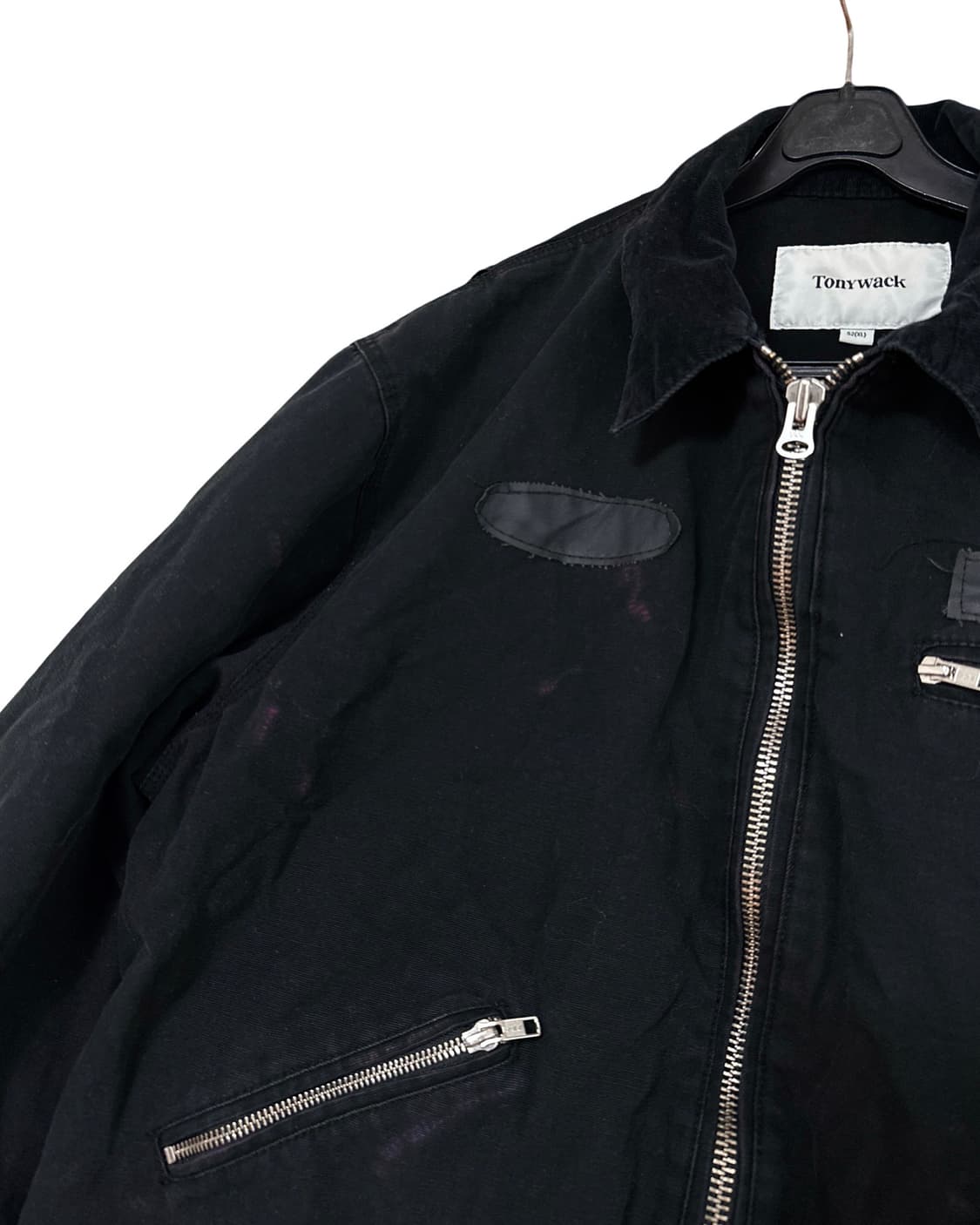 토니웩 코듀로이 블랙 워크자켓 상품이미지4