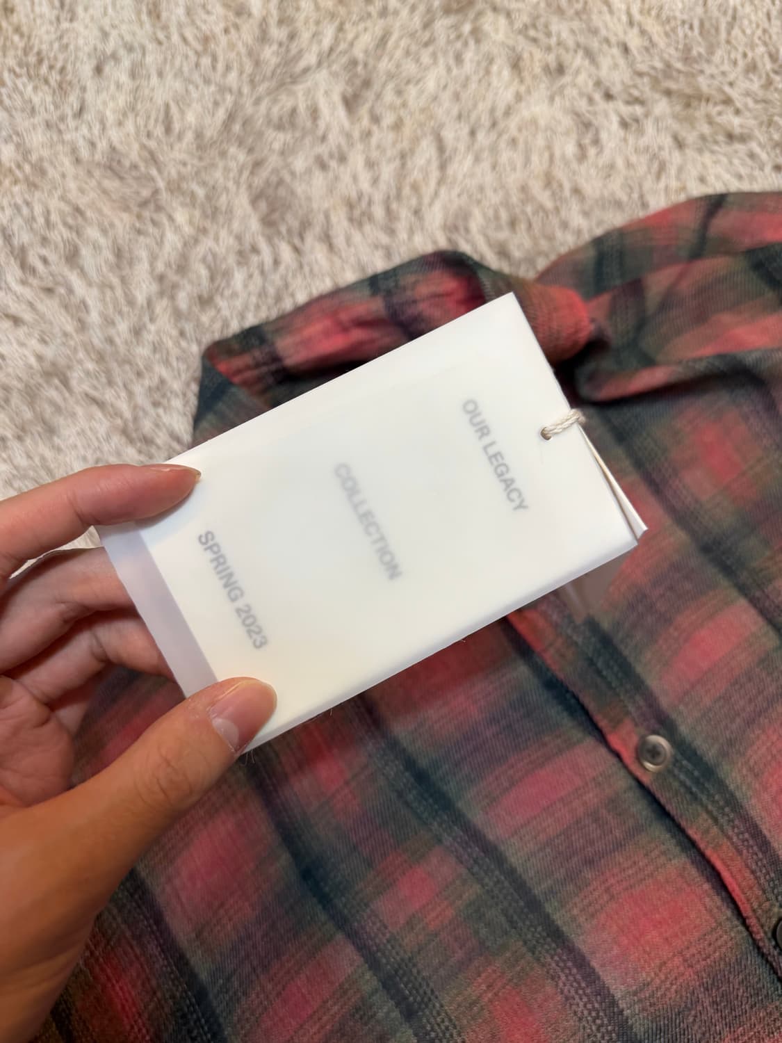 아워레가시 버로우드 빅 럼버체크 셔츠 48 상품이미지6