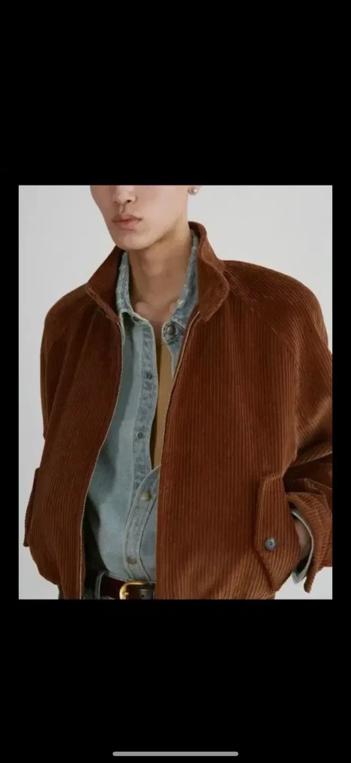 렉토 코듀로이 봄버 L 판매합니다 상품이미지1