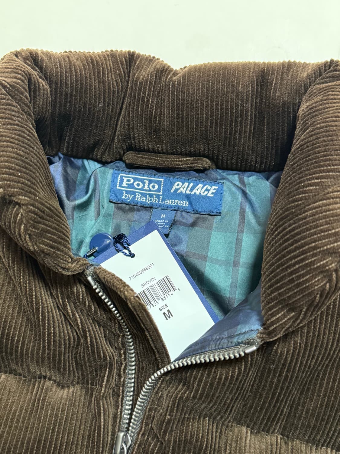 폴로 x 팔라스 코듀로이 패딩(M) 상품이미지2