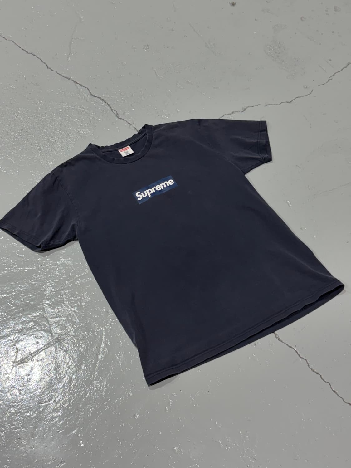 15SS 슈프림(Supreme) X 뉴욕 양키즈 네이비 반팔 티셔츠 상품이미지2