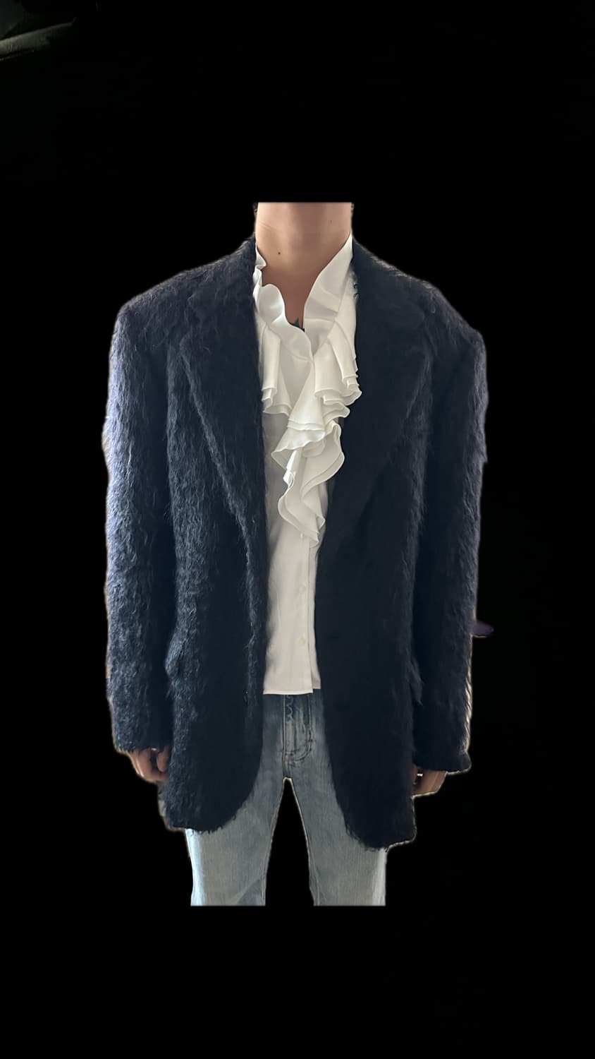 raf simons 22fw mohair over blazer 상품이미지1