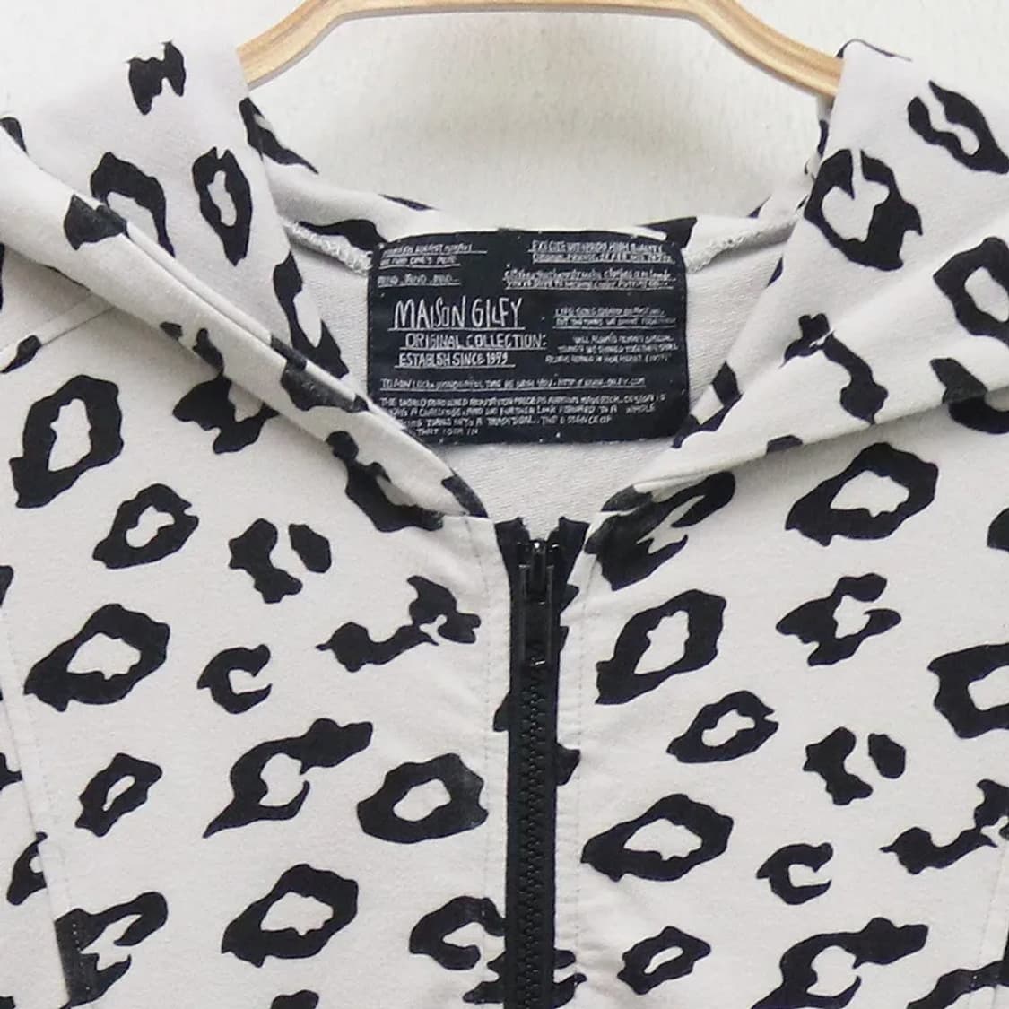 MAISON GILFY 애니멀 패턴 후드 집업 63316 상품이미지3