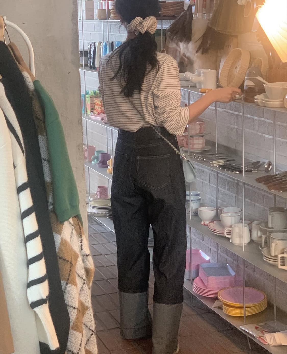 게드 ged 스트라이프 긴팔 티셔츠  상품이미지3