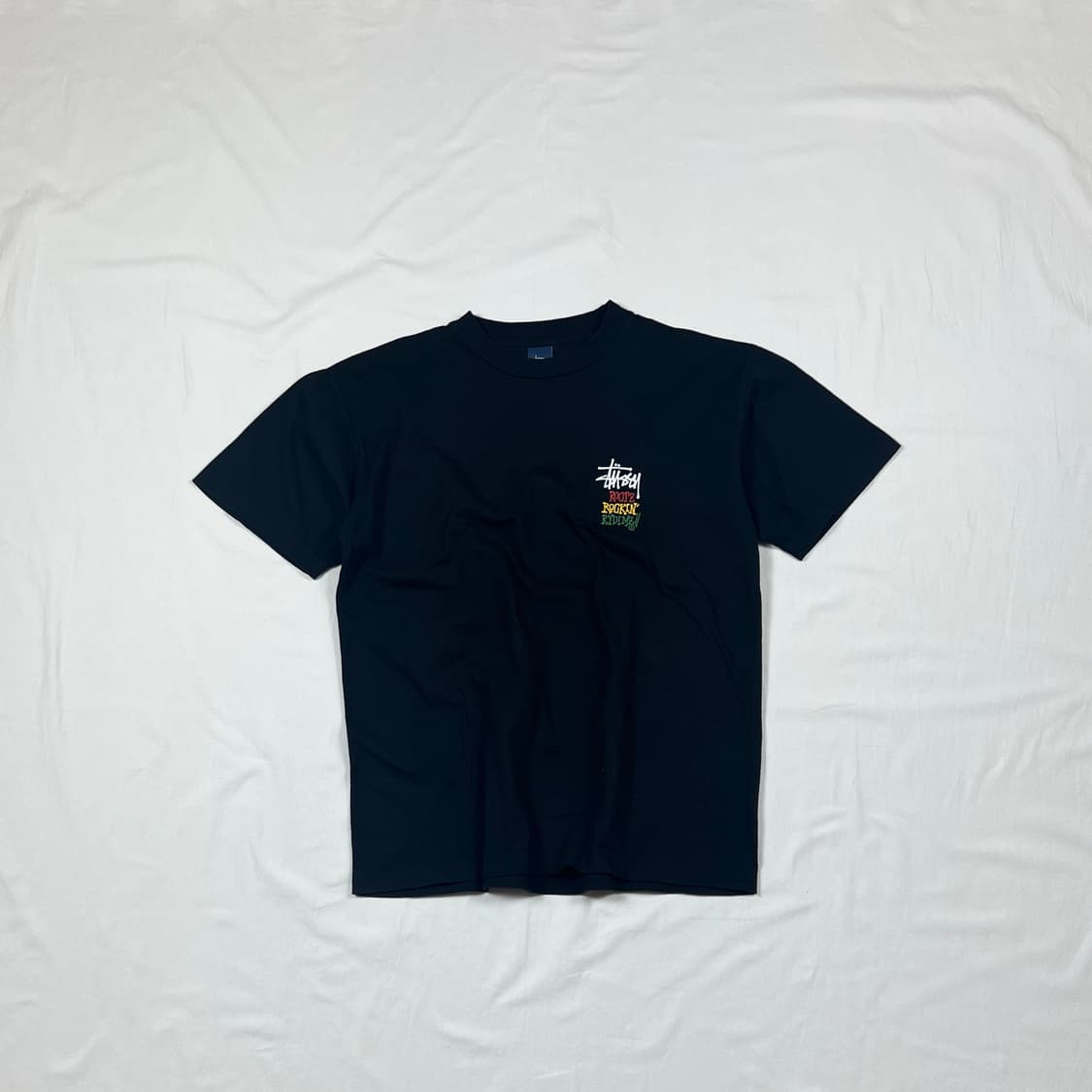 90‘s 스투시 rasta rootz rockin rydimz 반팔티 상품이미지1