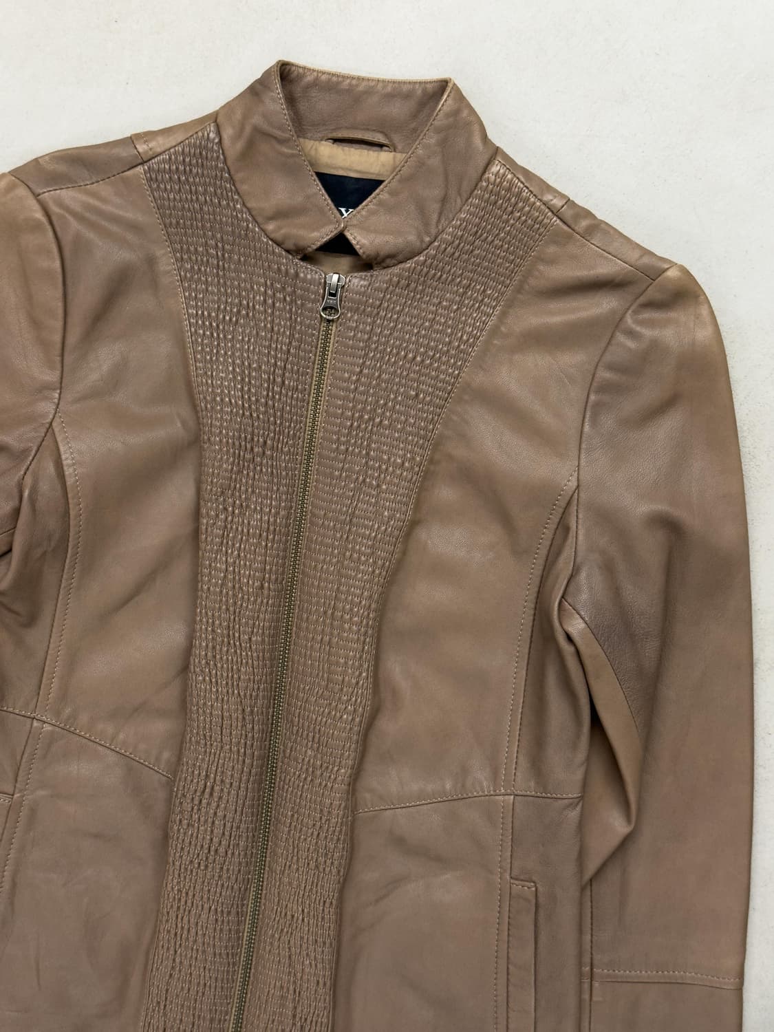 막스마라 셔링 레더 자켓 상품이미지2