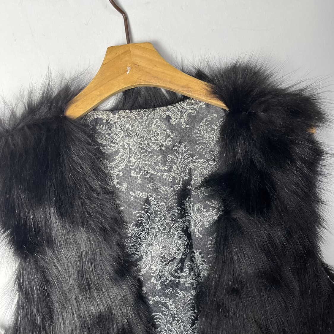 [VTG] 빈티지 폭스퍼 블랙 베스트 상품이미지2